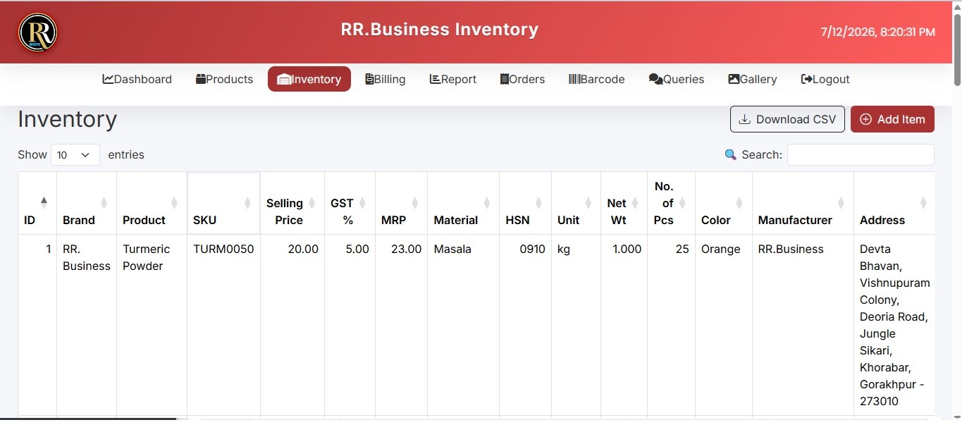 Inventory
